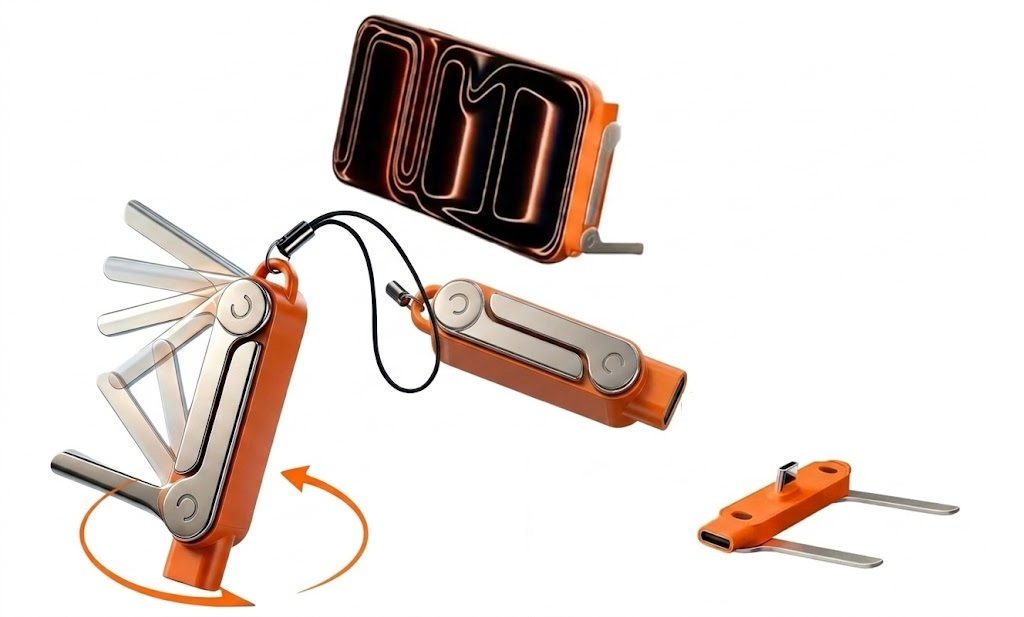 240W Type-C Katlanabilir Şarj Standı ve Telefon Tutucu